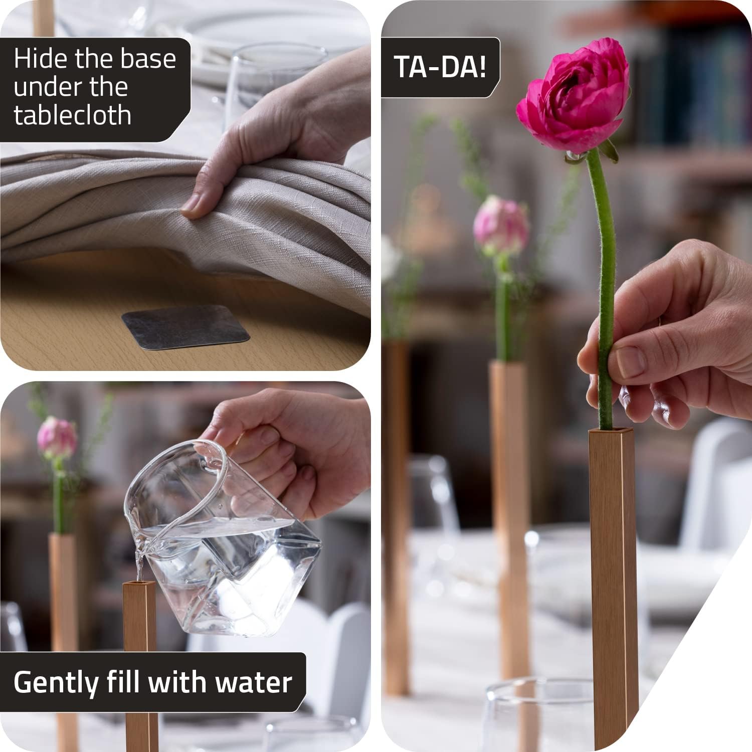 Magnetic Floating Bud Vase