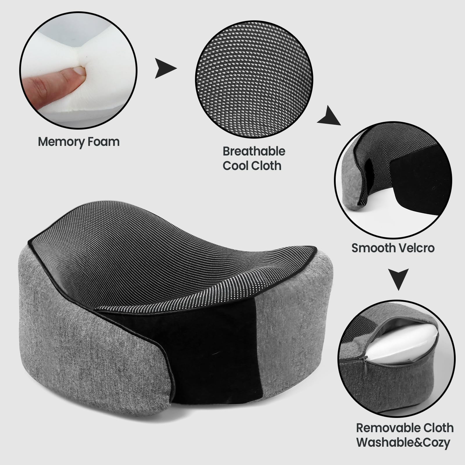 360° Support Pillows for Sleeping