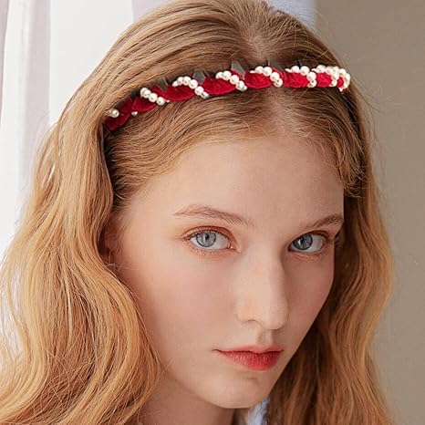 🔥Hot Sale🔥Vintage High Cranium Artificial Pearl Hairband