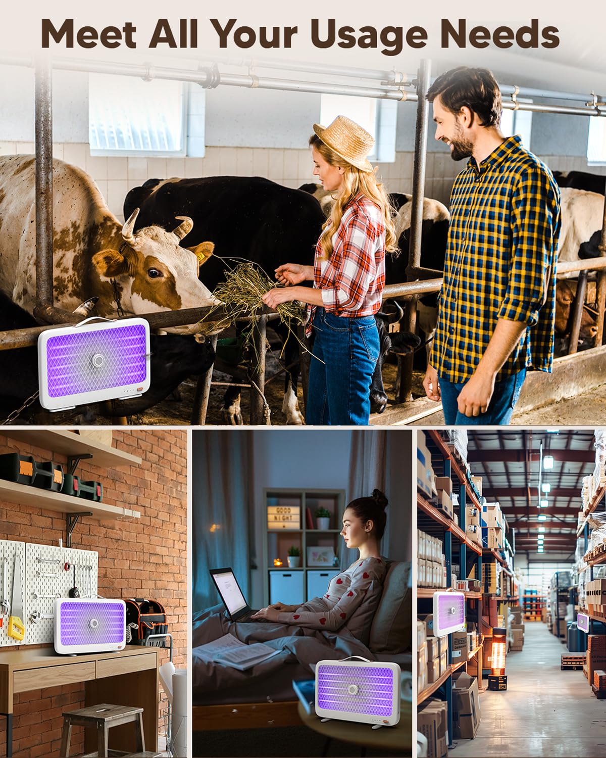 4000V Bug Zapper Mosquito Killer Indoor & Outdoor