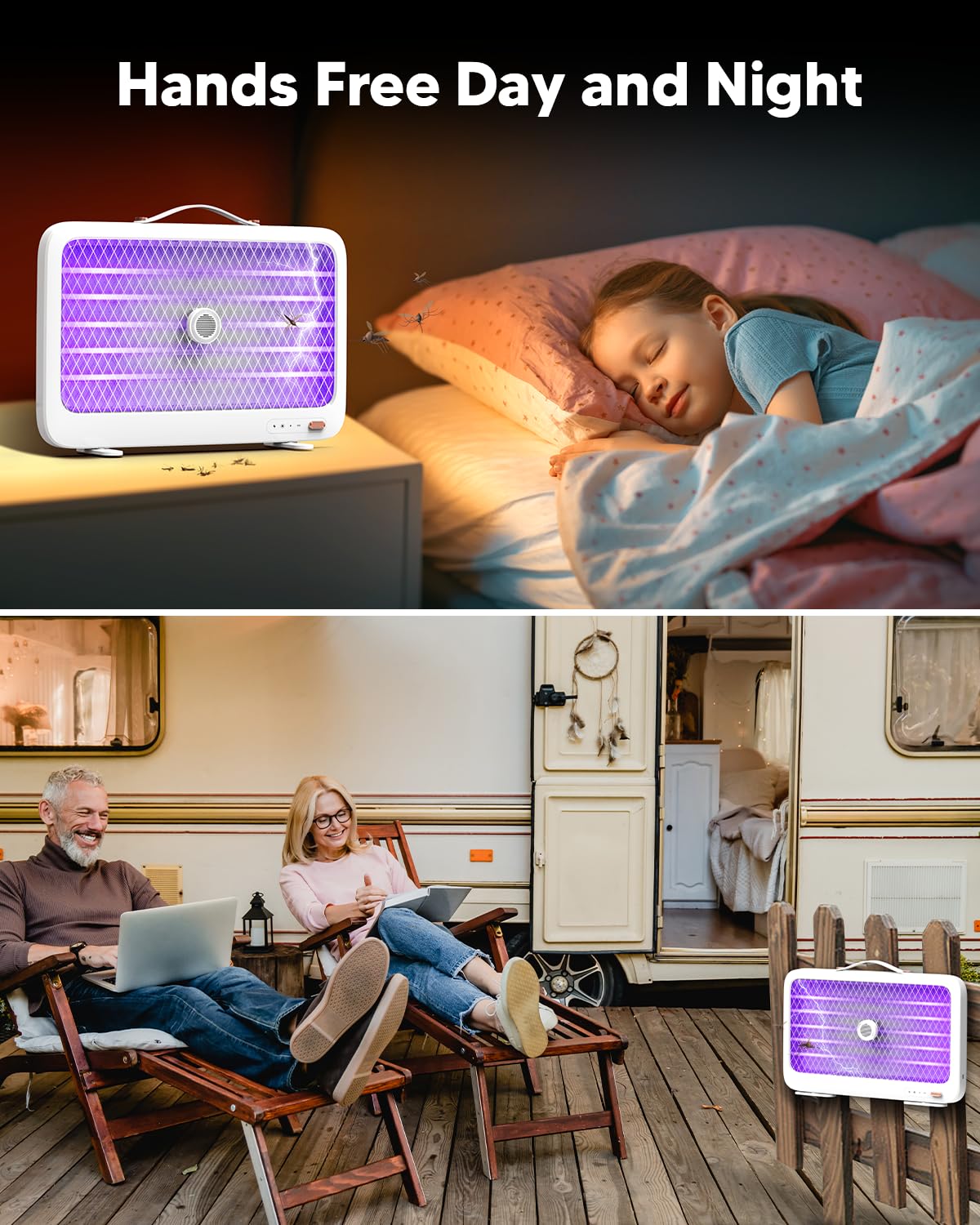 4000V Bug Zapper Mosquito Killer Indoor & Outdoor