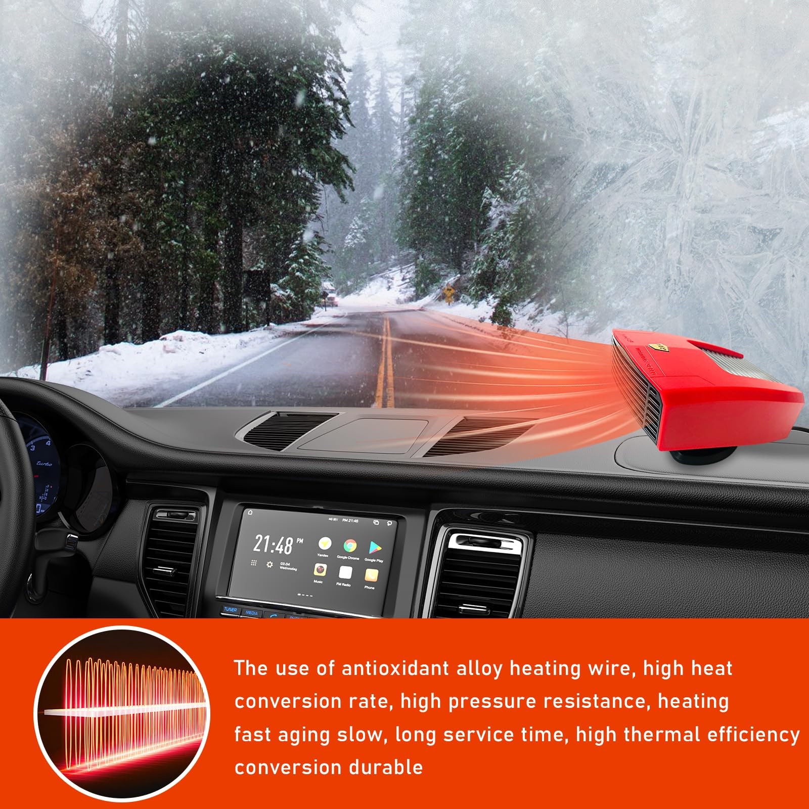 🎁Hot Sale - Portable Car Heater