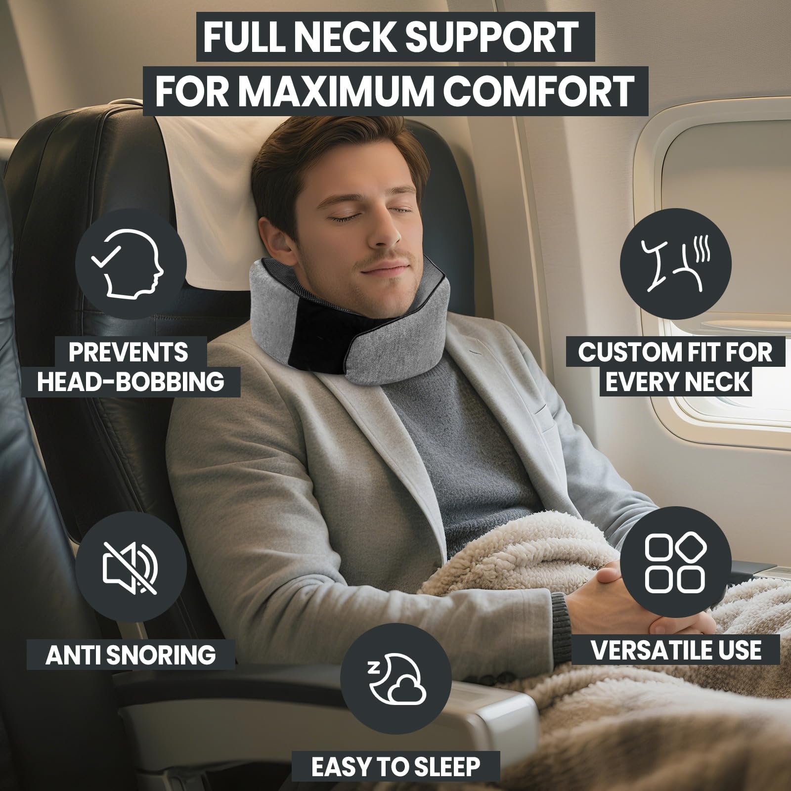 360° Support Pillows for Sleeping