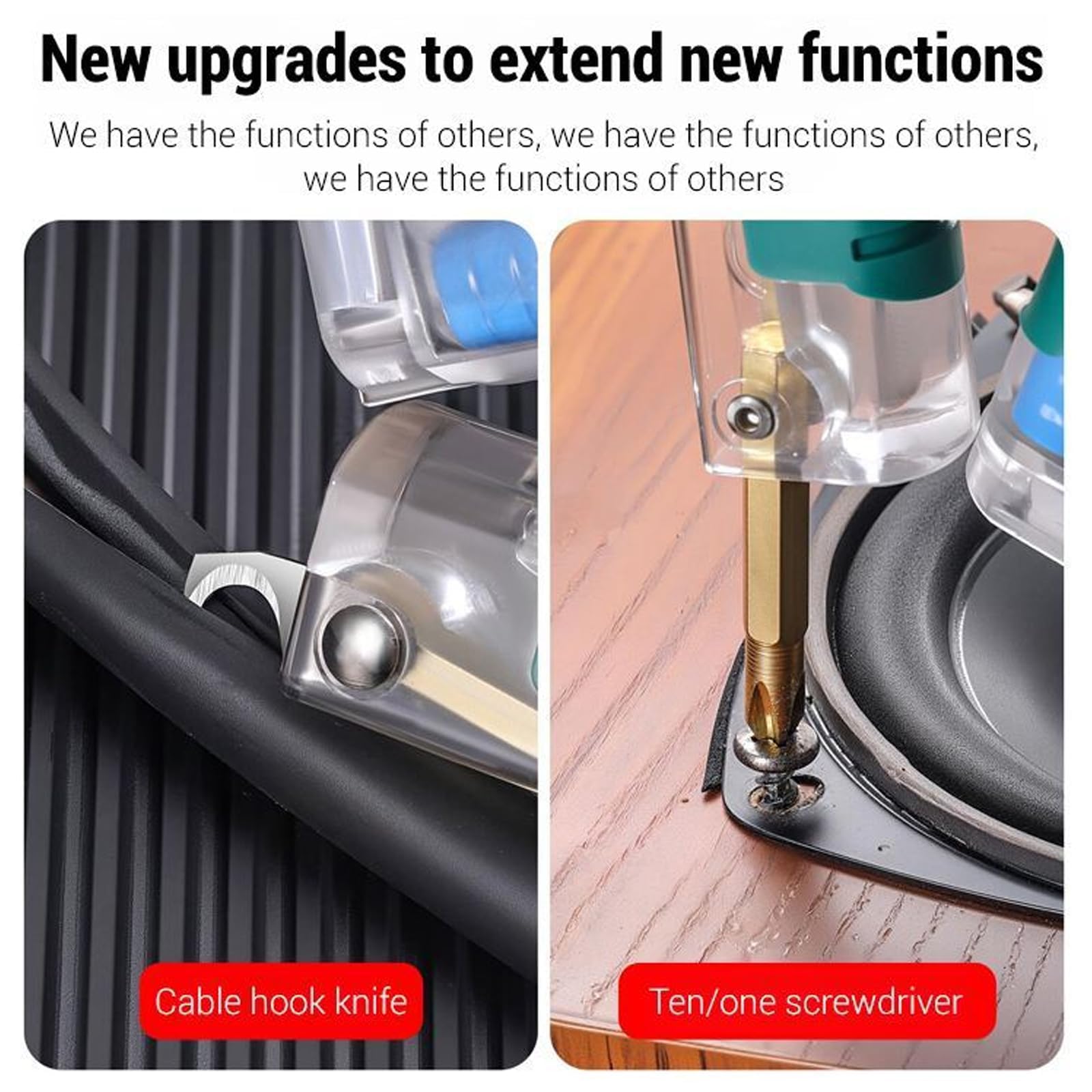 2025 New Tuvilo 20-in-1 Folding Stylus Screwdriver Wire Stripper