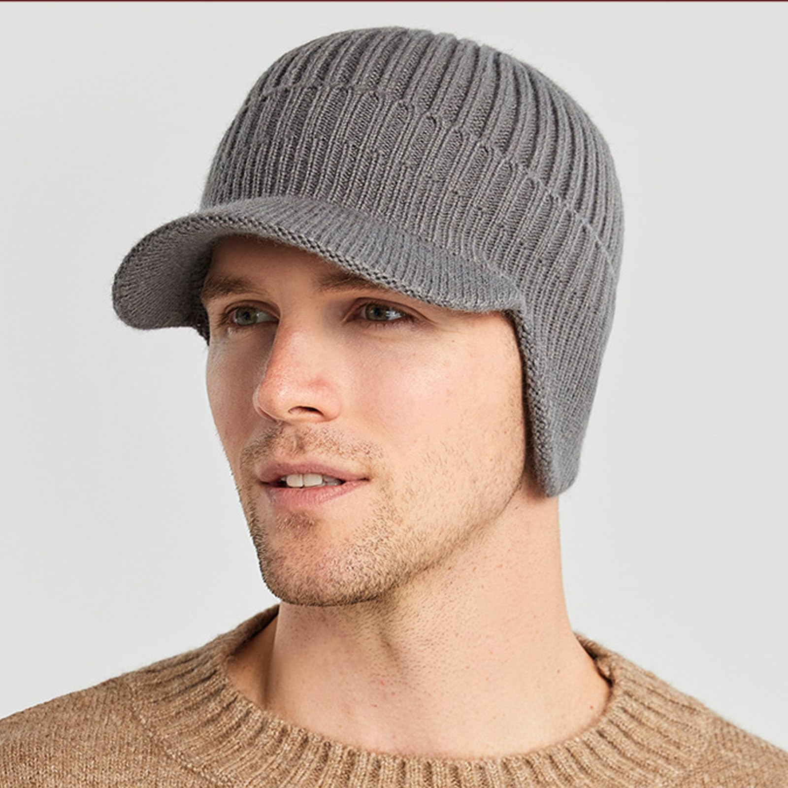 ☃️Elastic Warm Ear Protection Knitted Hat