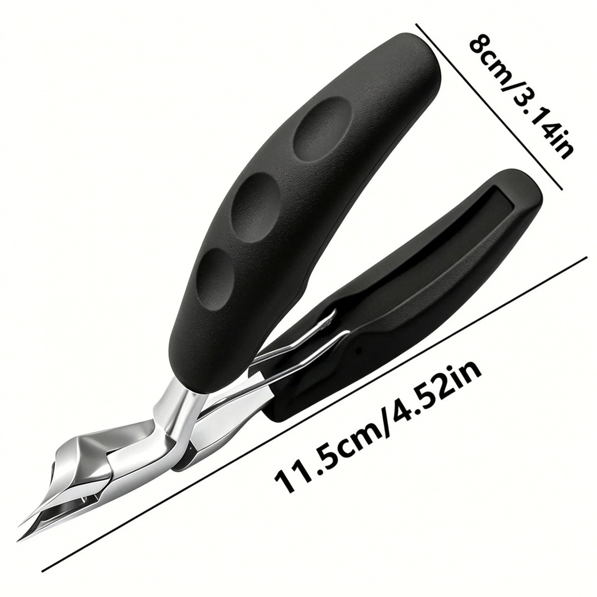 Curved Blade Nail Cutter for Thick, Hard, Fungal Nails
