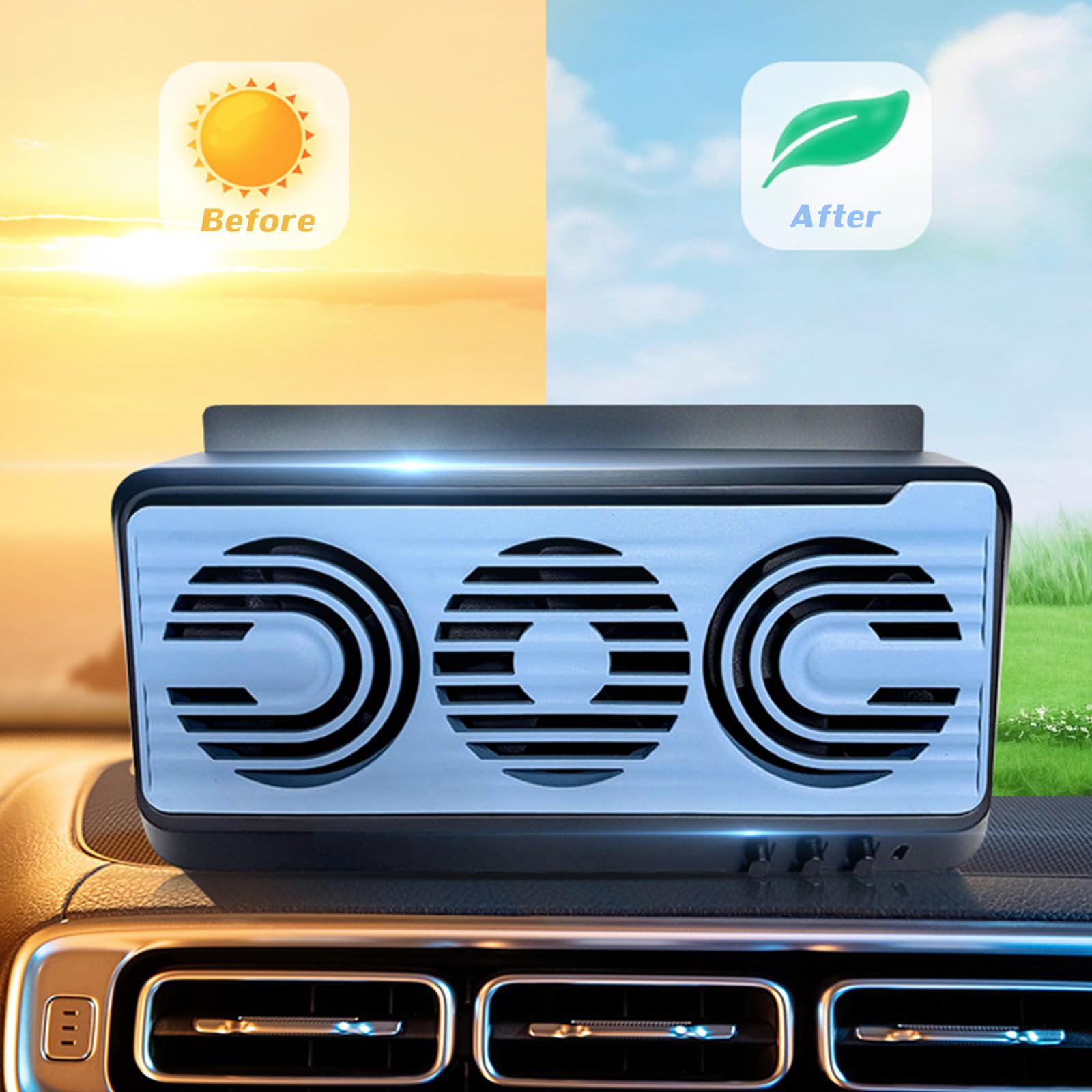 Portable Car Quiet Auto Air Circulator