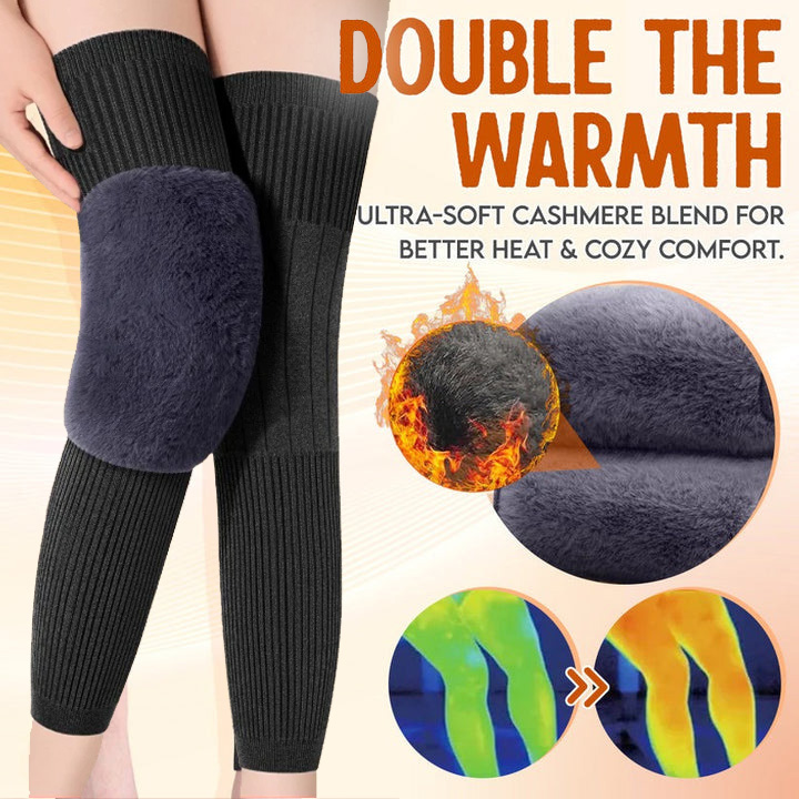 Non-Slip Cashmere Wool Brace Leg Warmer