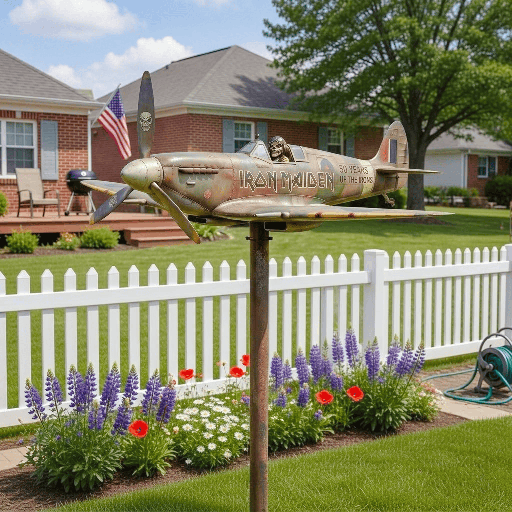 Iron Maiden 50th Anniversary Commemorative Garden Wind Spinner