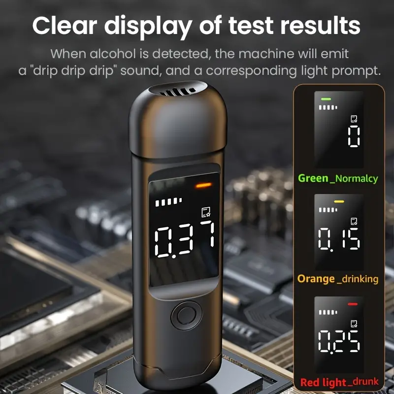 🍻Portable contactless breathalyzer
