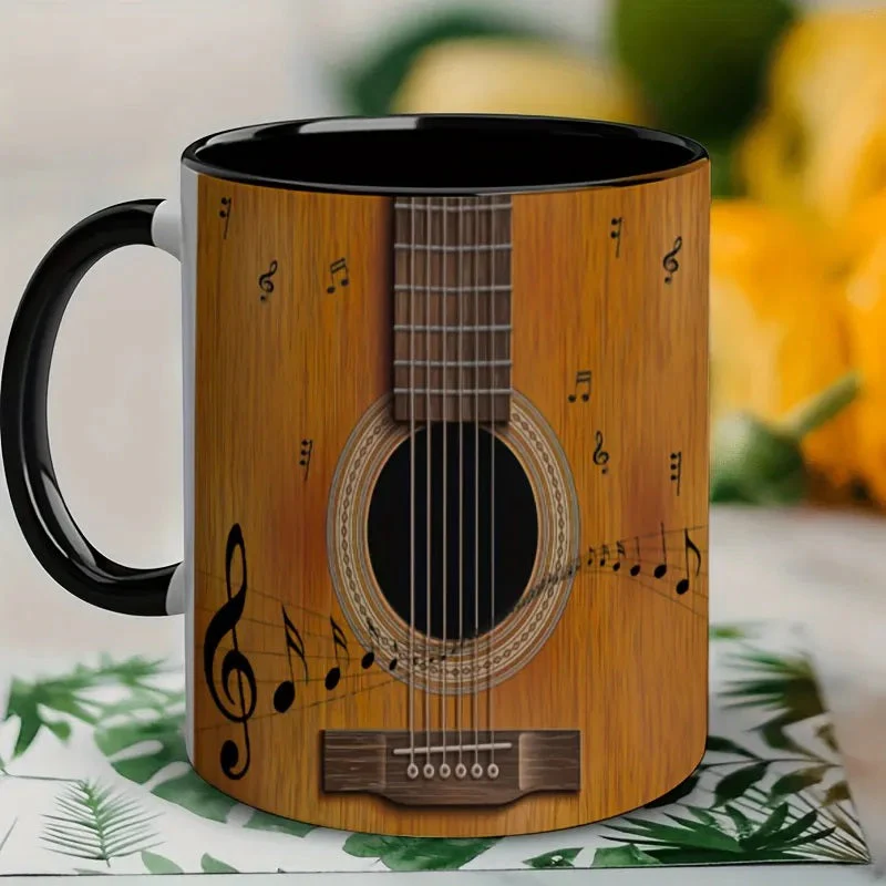 🎸Unique Guitar Ceramic Coffee Mug