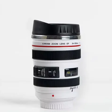 13.5oz Stainless steel Camera Lens Coffee Mug