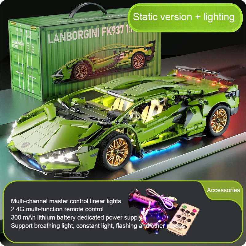 Cyberpunk Sport Car Building Block Sets – Future-Proof Your Creativity!