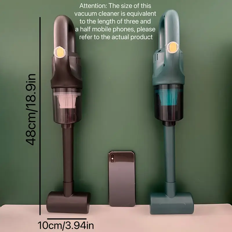 Cordless Handheld Vacuum with 10,000Pa Suction – Ultra-Quiet, Pet Hair Master