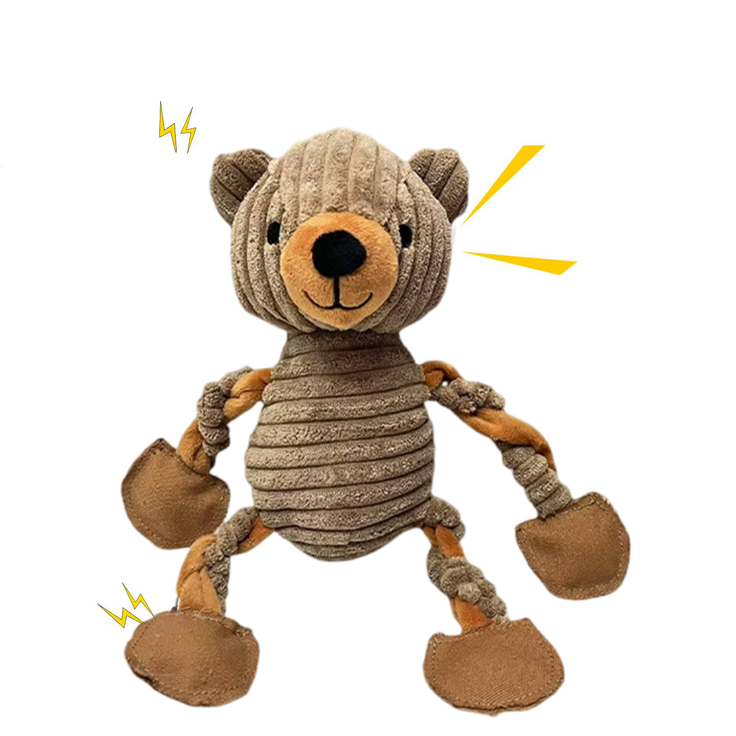 Squeaky Dog Toys, Tug of War Plush Toys