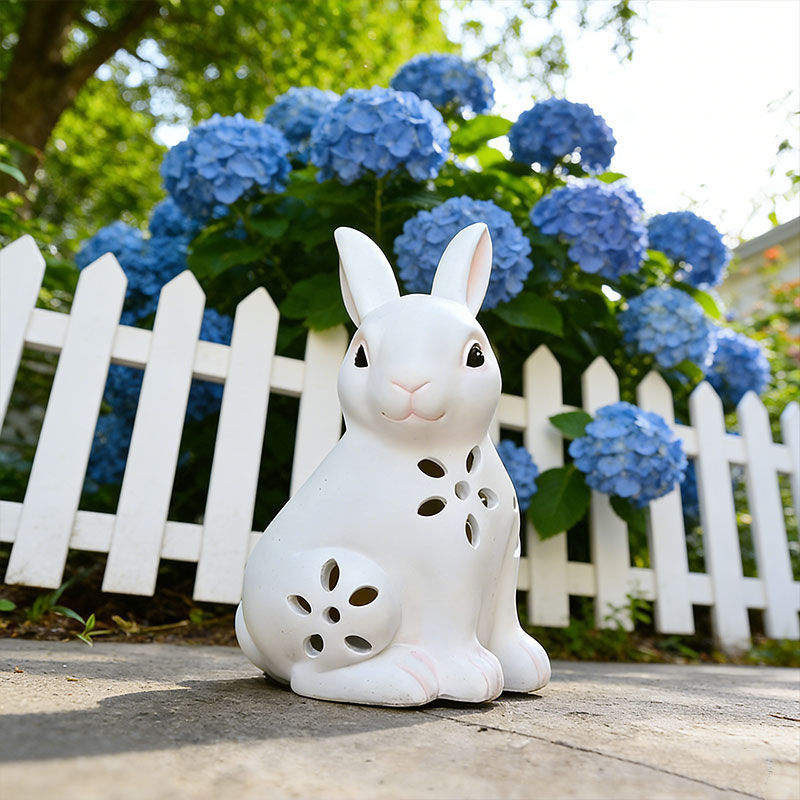 🐰☀️ Solar Easter Rabbit Garden Decor – Soft Glow for Spring & Beyond ☀️🐰