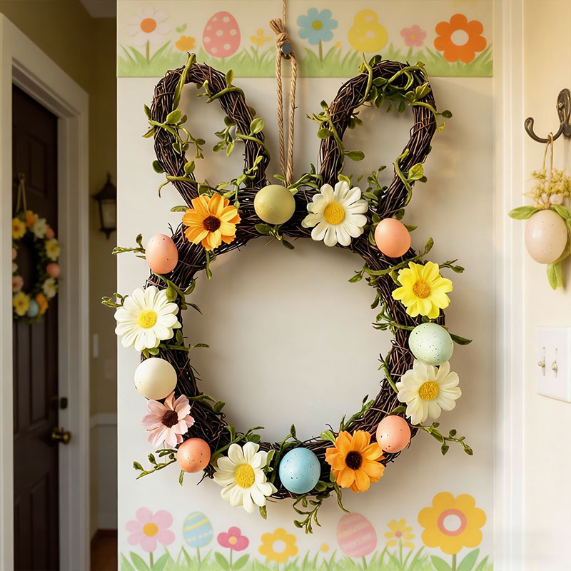 🐣🌸 Easter Wreath – Spring Front Door & Home Decor 🎀✨