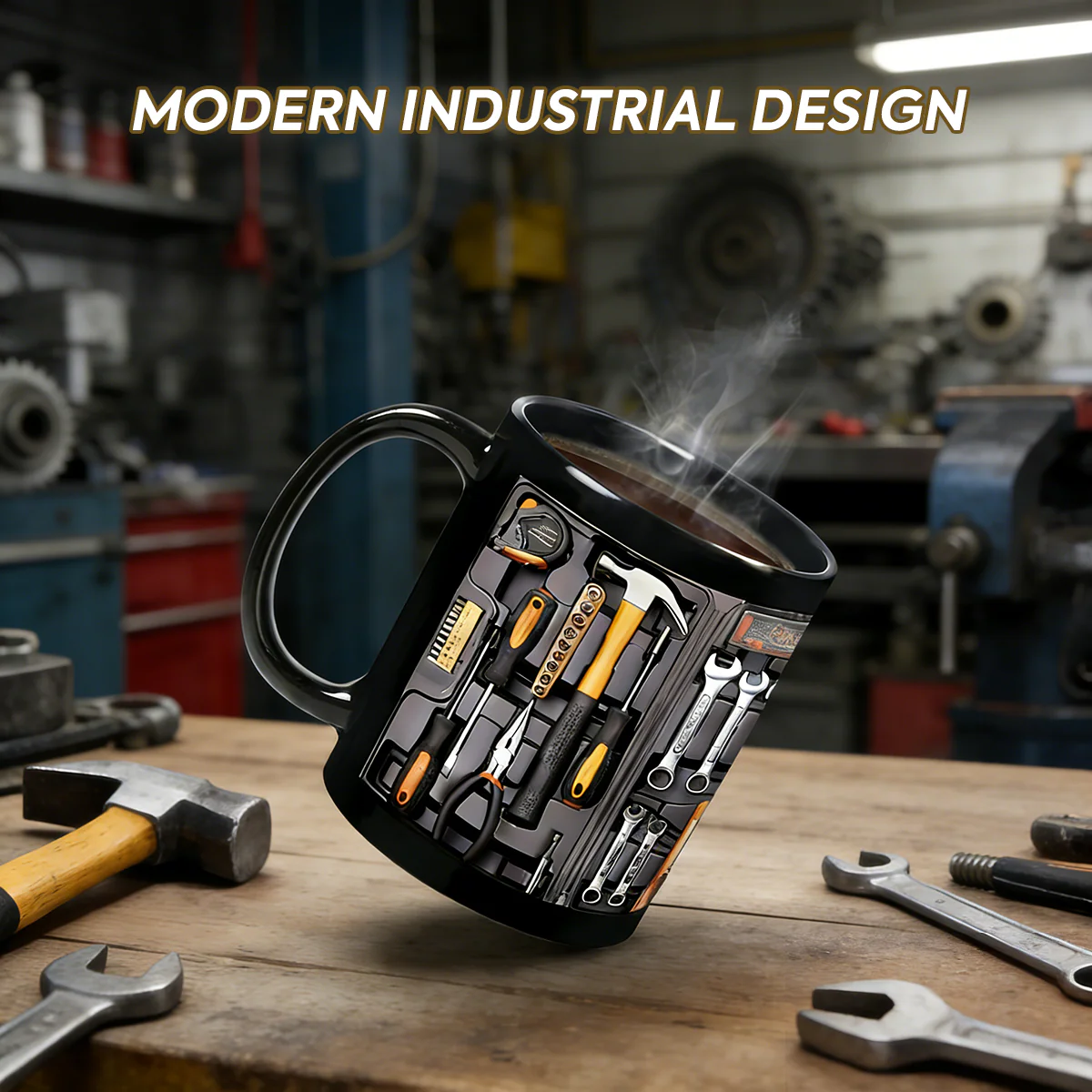 ✨🔨Funny coffee mug – toolbox set for mechanics🍵
