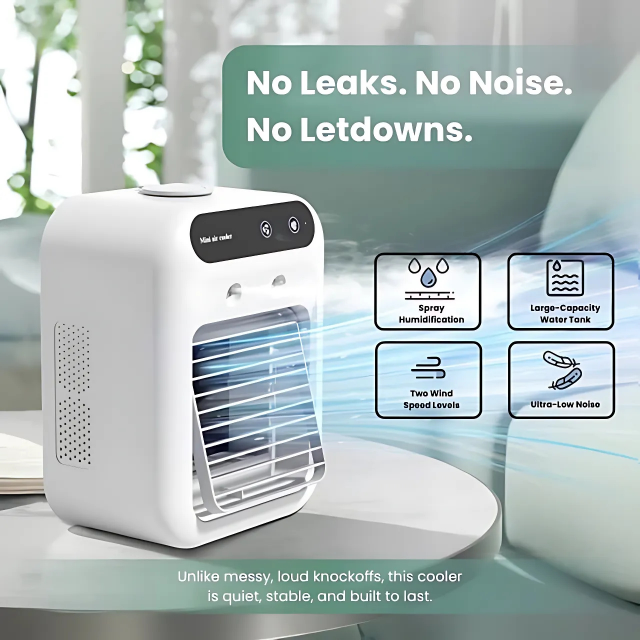Portable AC with 2 Speeds & 2 Mist Modes