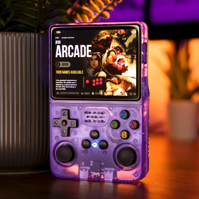 Retro Handheld 3D Video Game Console