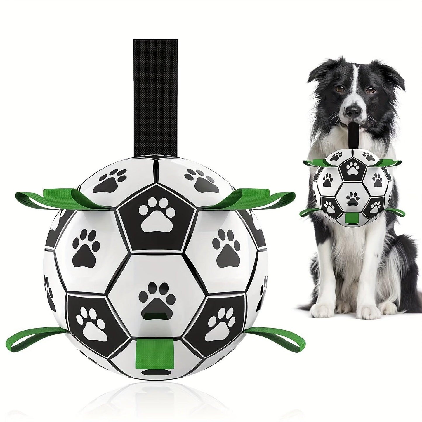 🐶Dog Toys Soccer Ball with Straps