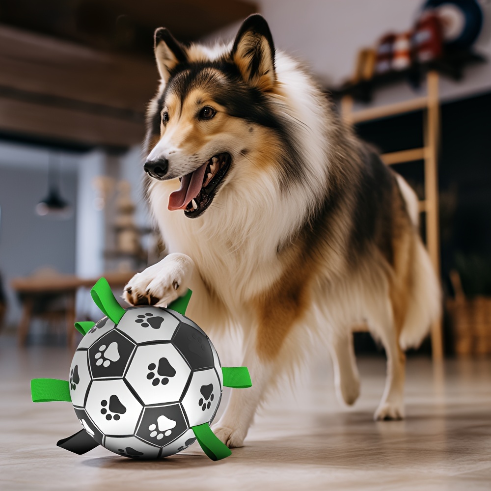 🐶Dog Toys Soccer Ball with Straps