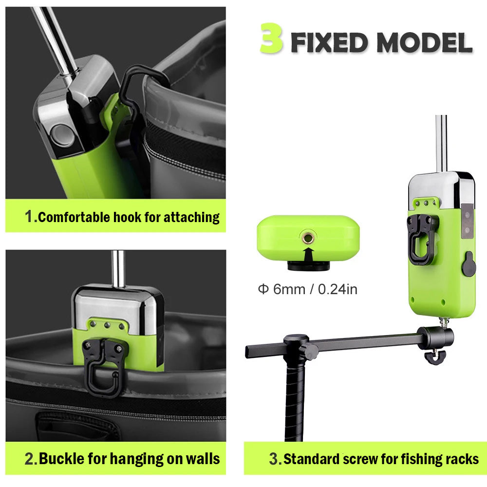 🐟fishing tool: nduction pumping, oxygenation, lighting