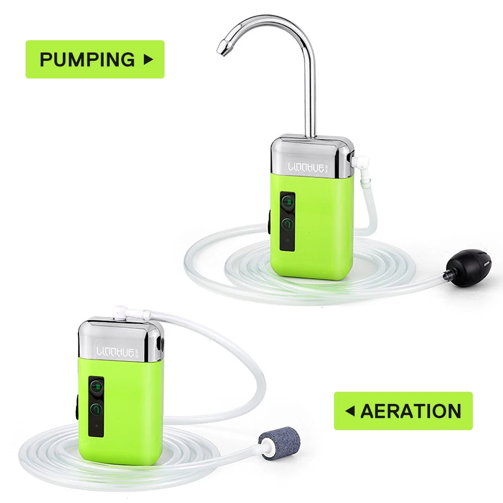🐟fishing tool: nduction pumping, oxygenation, lighting