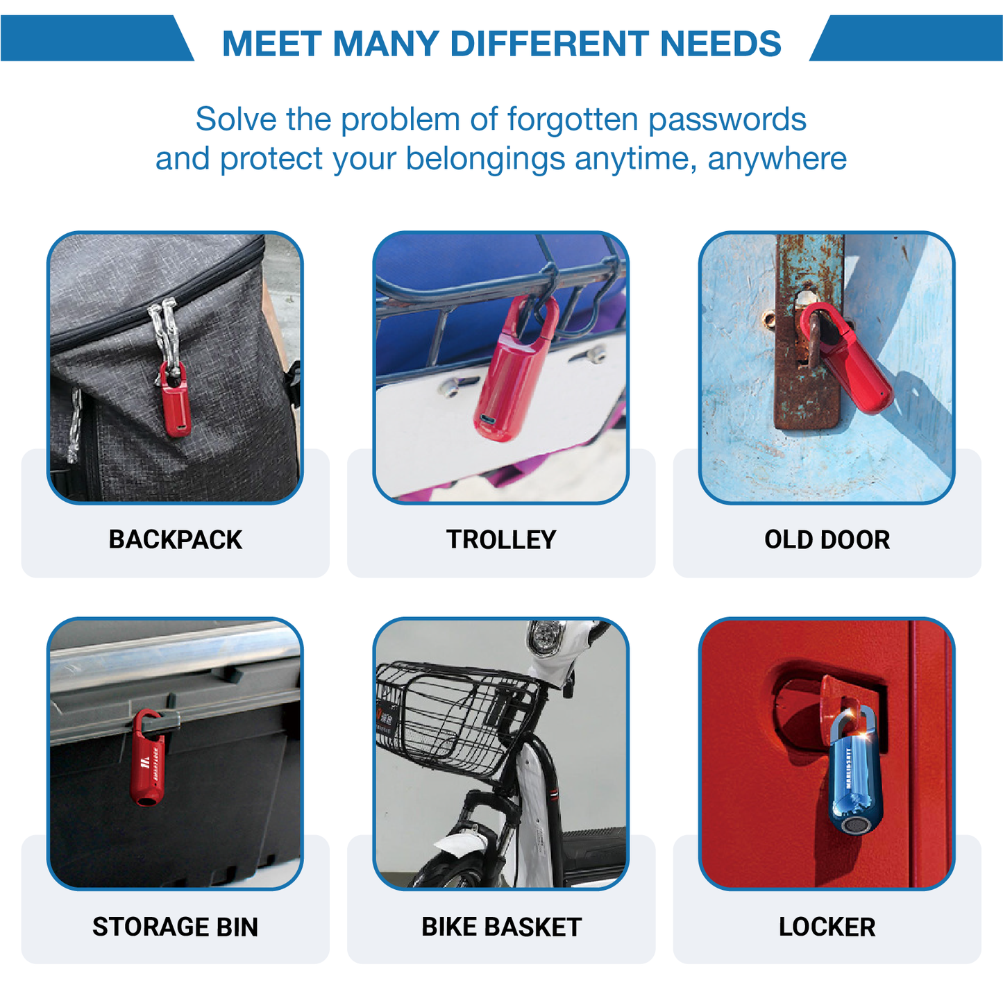 🔒Mini Smart Fingerprint Padlock