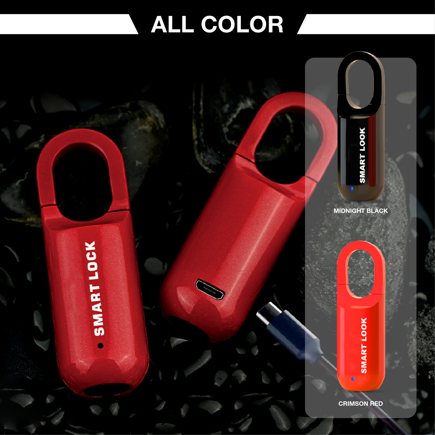 🔒Mini Smart Fingerprint Padlock