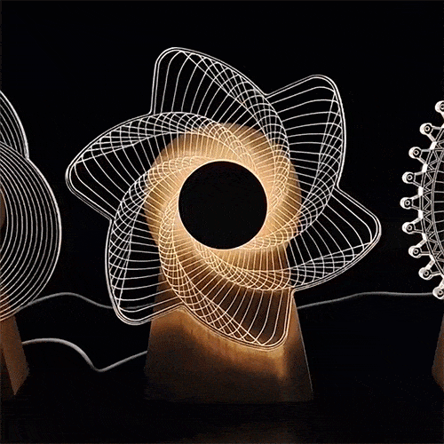 Windmill Rotating LED Light