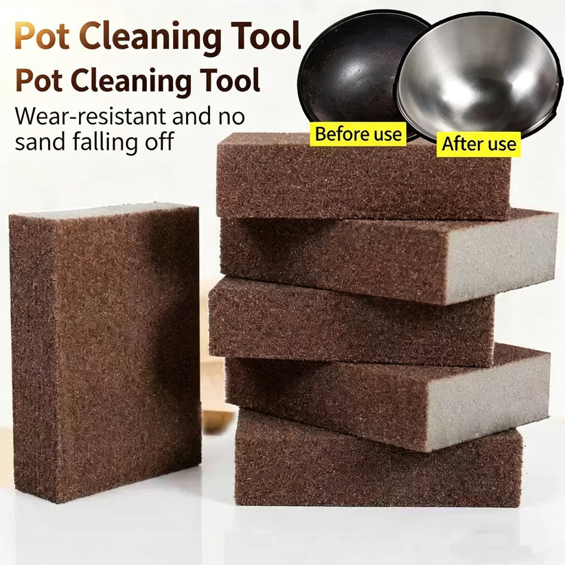Emery Sponge Scrubber for Heavy-Duty Cleaning