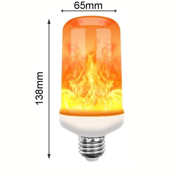 🔥LED Flame Light Bulb With Gravity Sensing Effect