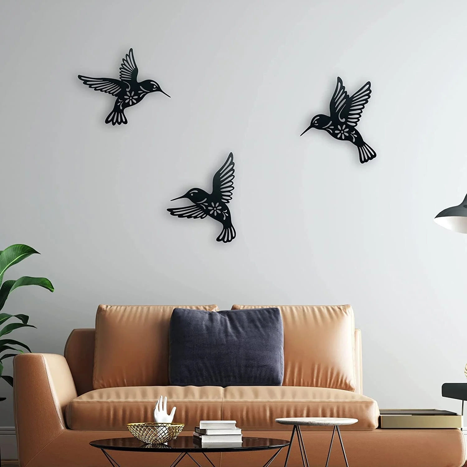 🔥Set of 3 Metal Hummingbird Wall Art Decor ✨