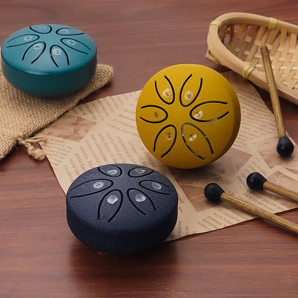 🎁 49% OFF 🎵 Buddha Stones Mini Steel Tongue Drum Kit(3 Inch)