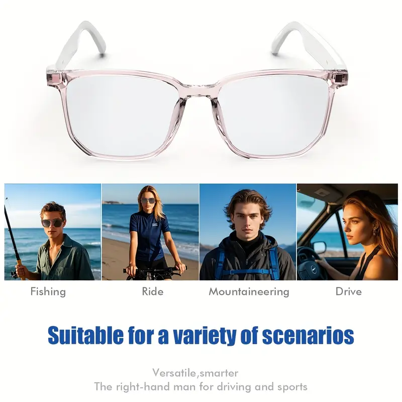 Smart Audio Sunglasses – Shape-Shifting Lenses + Invisible Tech for Active Lifestyles