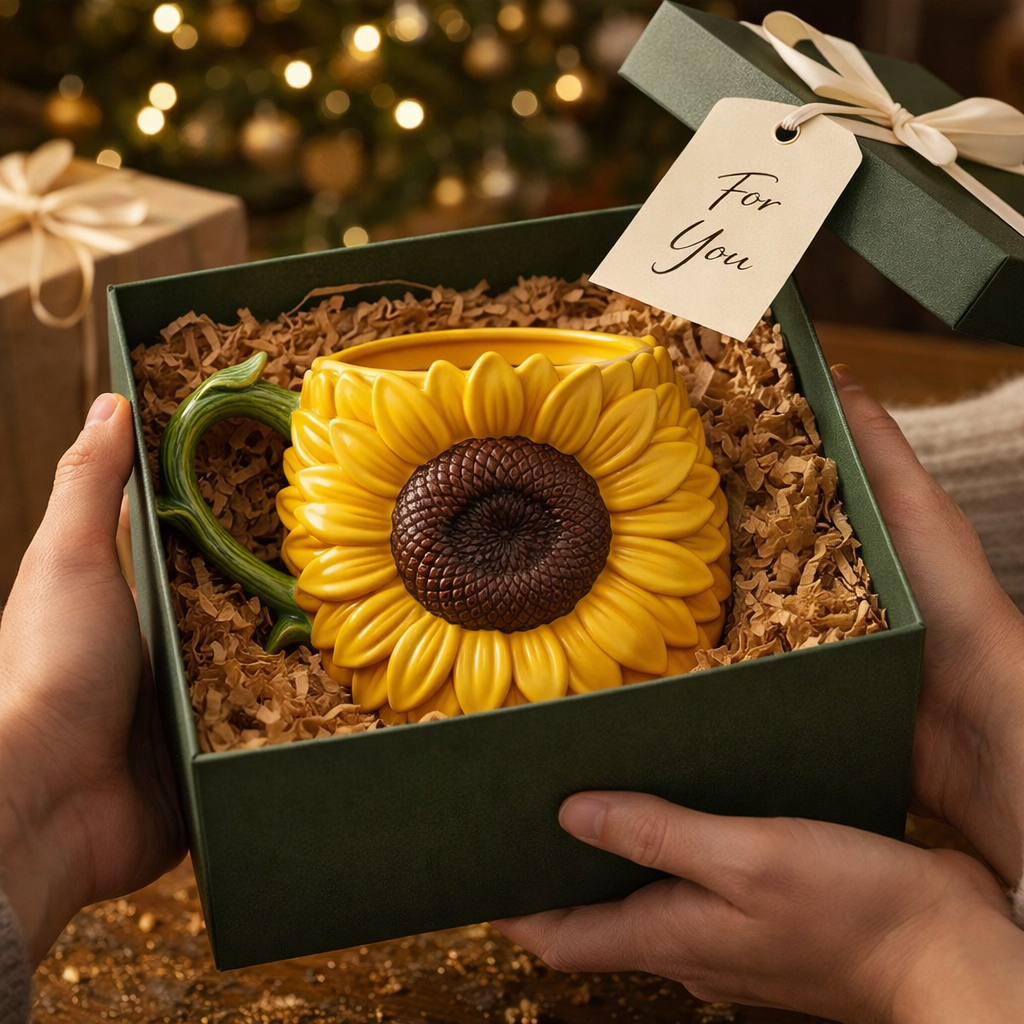 🌻Elegant Flower Mug☕