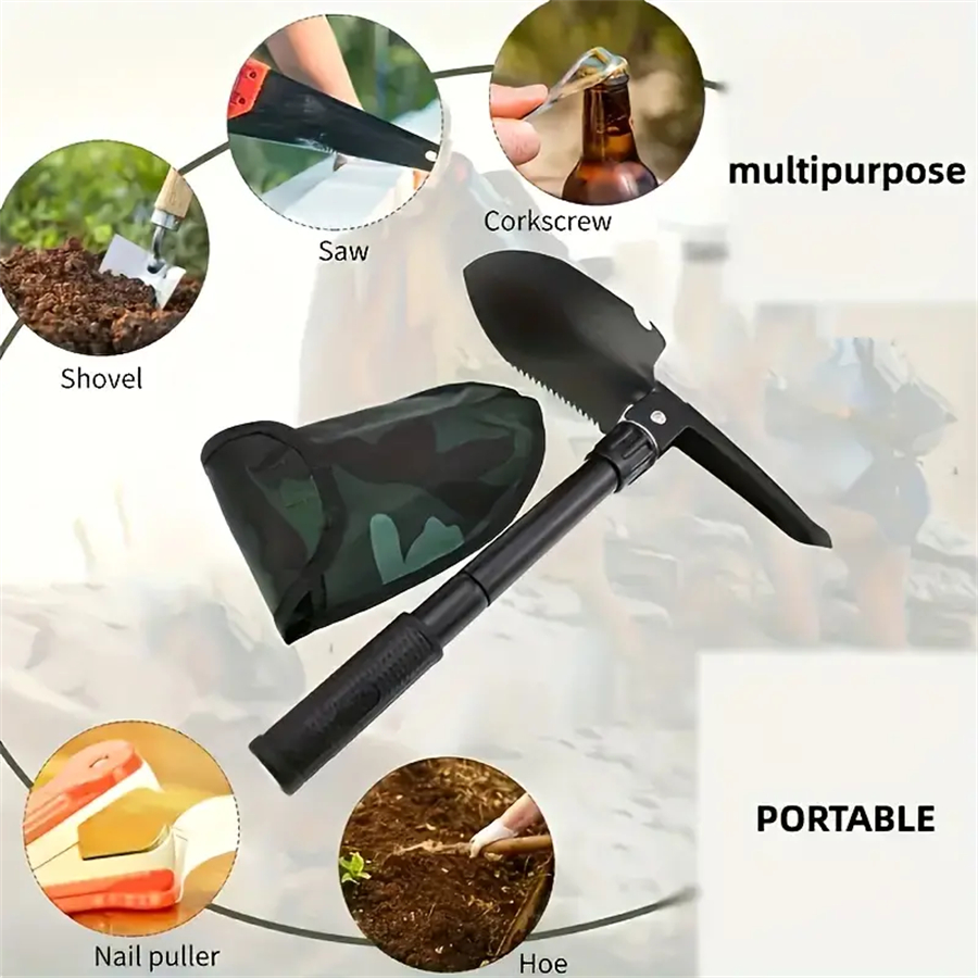 🌴Mini Portable Camping Shovel 🔥garden shovel