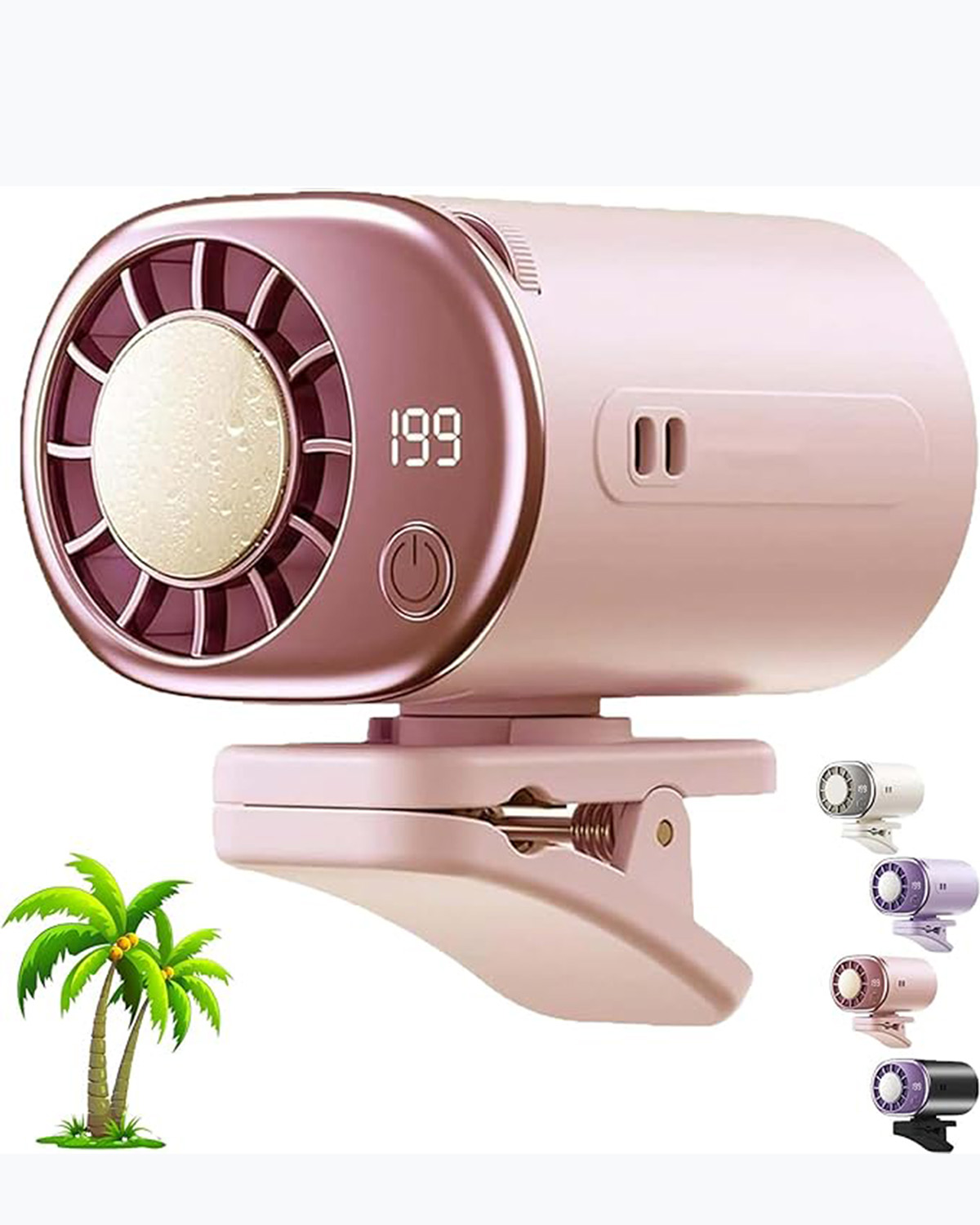 2026 Car Clip-On Air Conditioner Fan