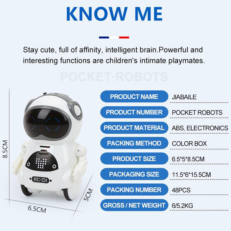Smart Interactive Cute Mini RC Robot Toys