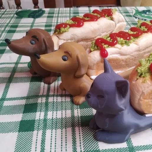 🐕🌭Unleash the Fun: Dog - Shaped Hot Dog Plates Are Here!