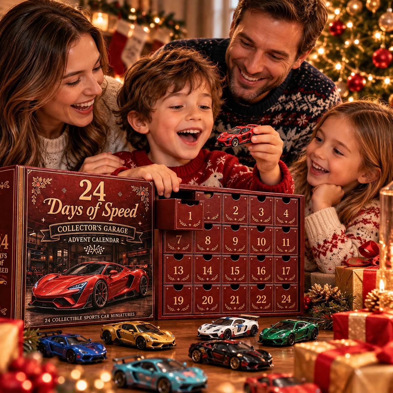 24-Day Sports Car Advent Calendar
