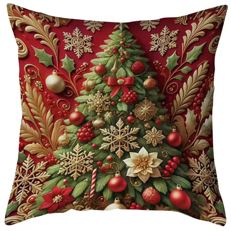 Luxury Christmas Themed Pillow Covers