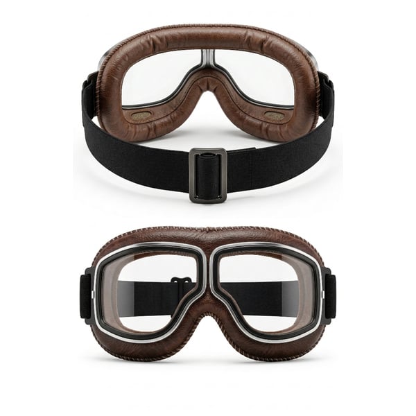 🕶️ OTG Vintage Motorcycle Goggles (Fits Over Glasses)