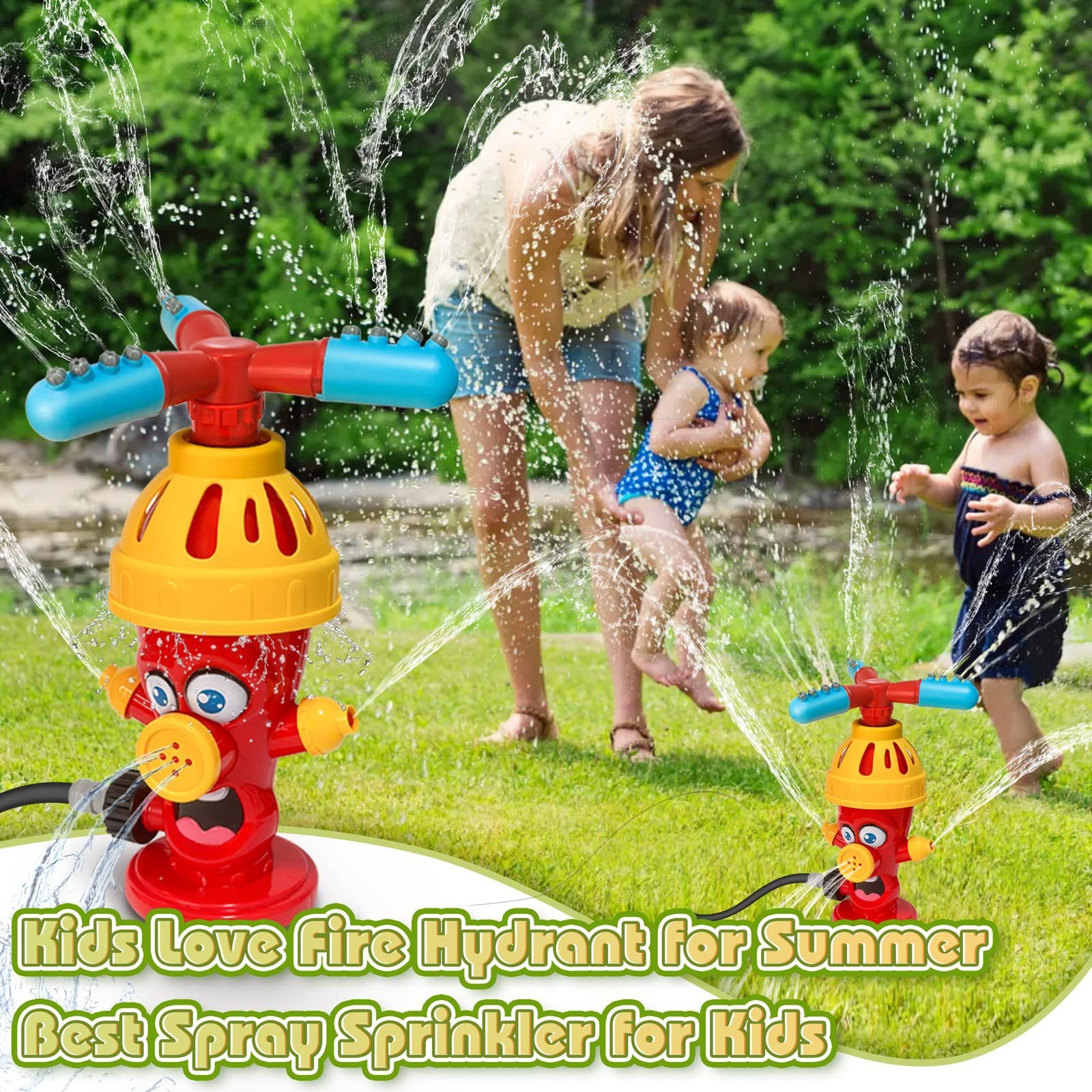 🔥Fire Hydrant Sprinkler Toy: Splash into Summer Fun for the Whole Family!