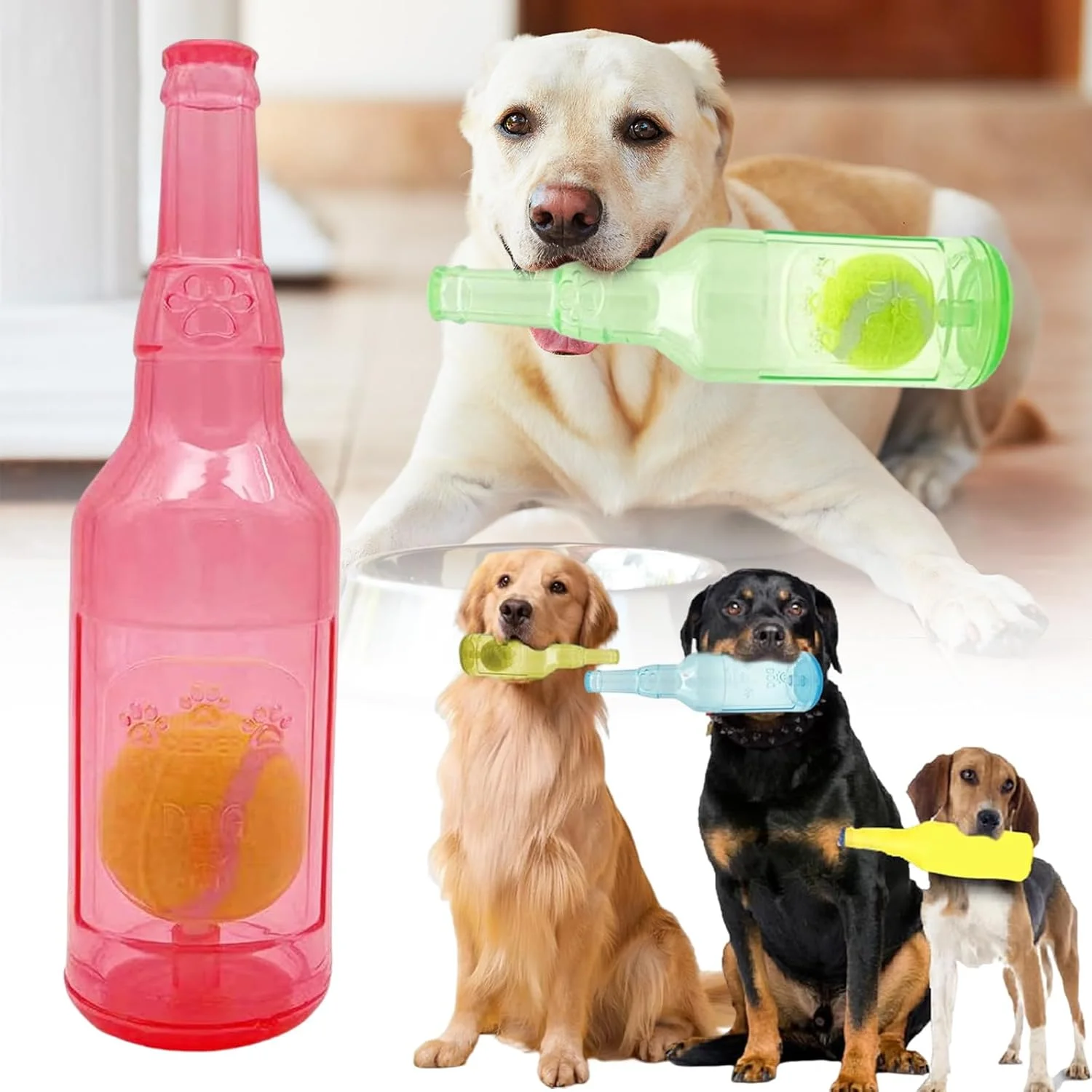 🔥Special Offer 49% OFF - Bottle Chew Toys for Dogs