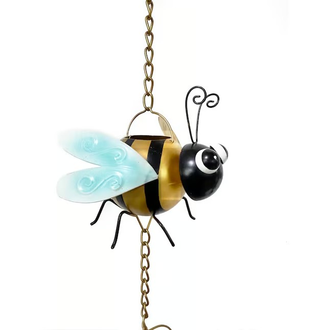 Whimsical Bee Rain Chain 🐝 — Transforming Rainy Days into a Garden Spectacle