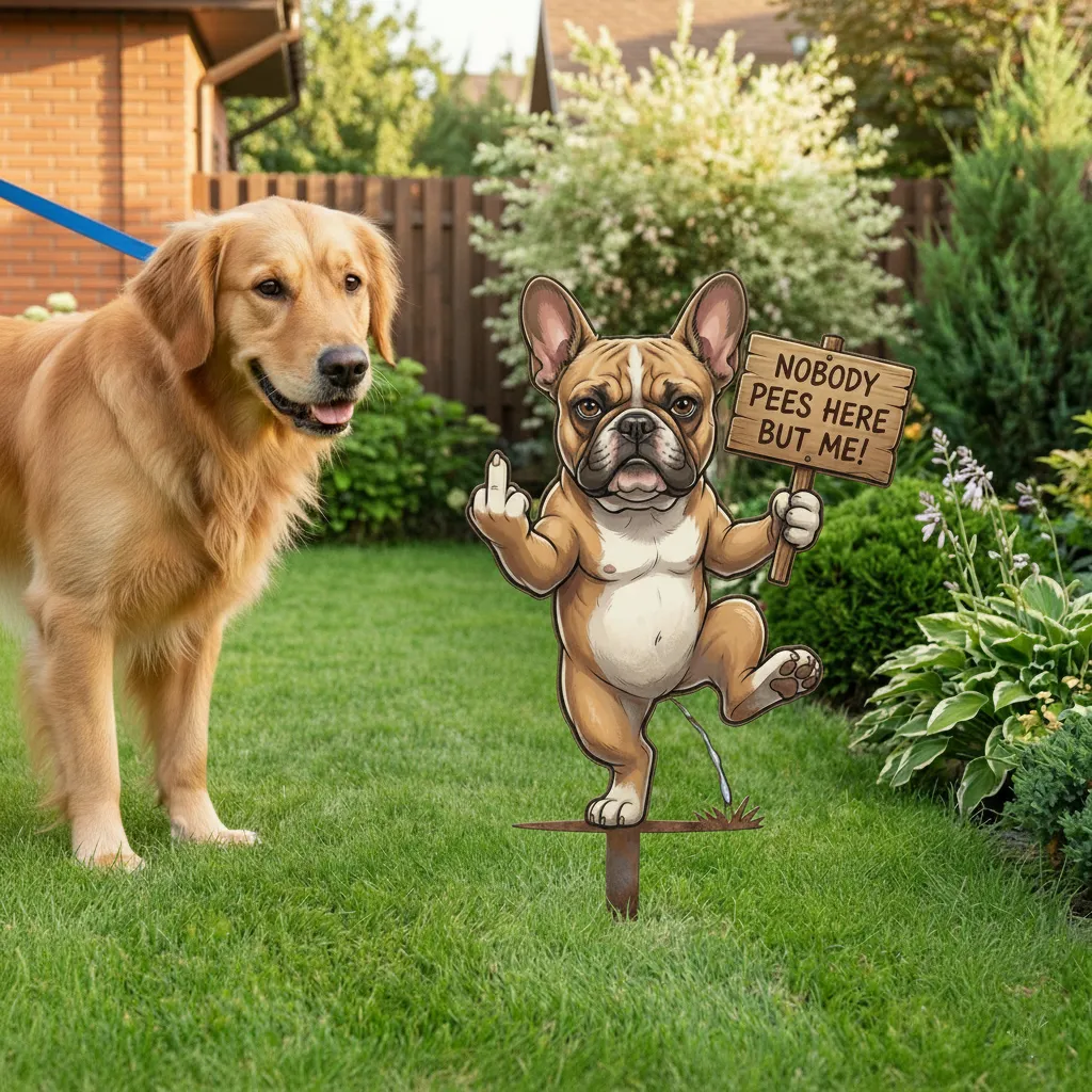 Funny Metal Garden Sign