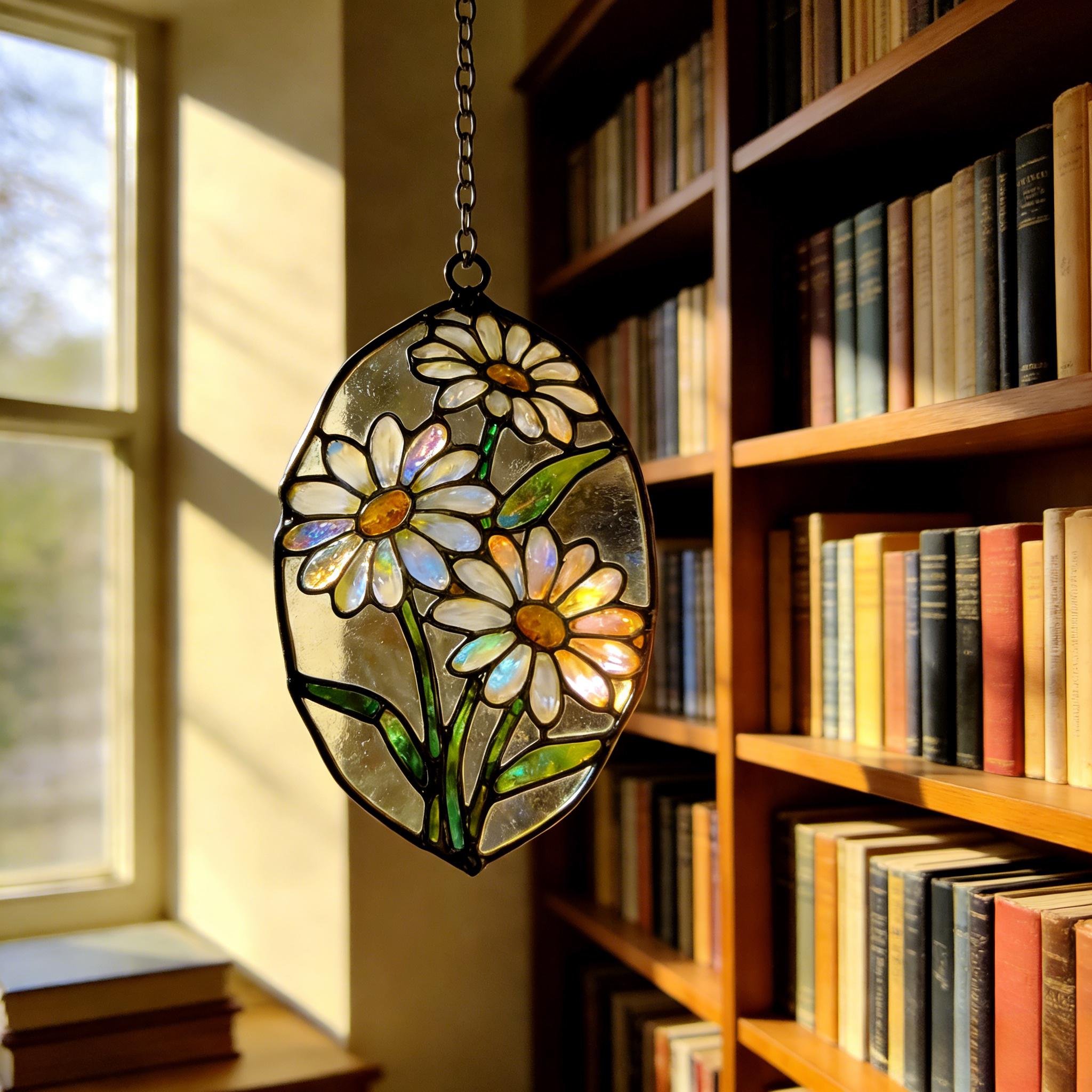 Daisy Suncatcher - Rustic Spring Decor