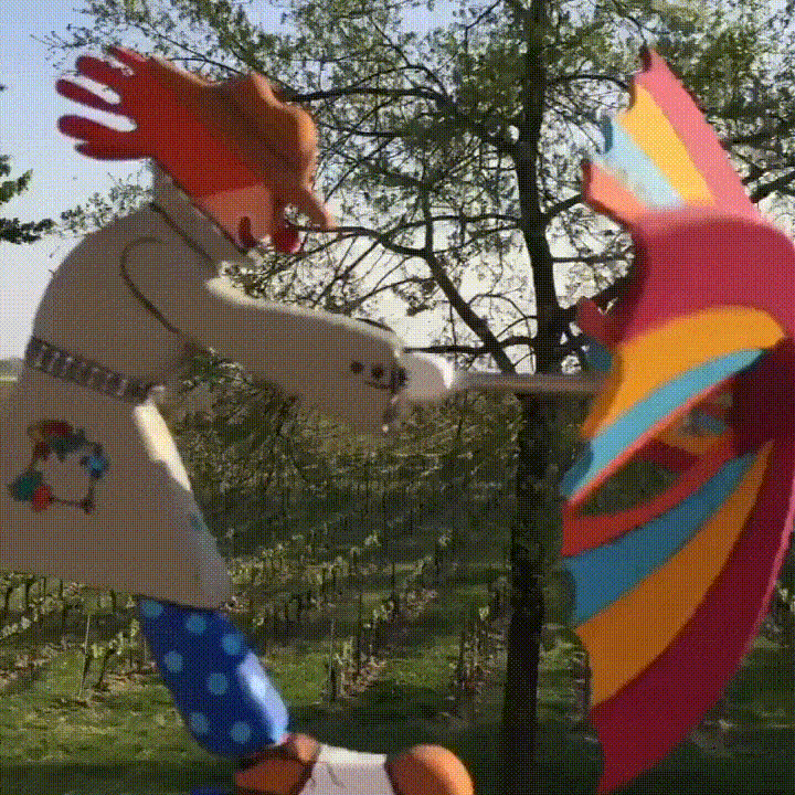 Rotating Pinwheel Garden Decoration